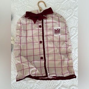 Vintage garnet bag and curling hair set VGUC American girl